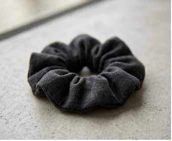 Sundariii Organic Cotton Scrunchies, Everyday Signature Pack, "Clean Girl Energy" - Set of 9, Handcrafted.