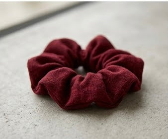 Sundariii Organic Cotton Scrunchies, Everyday Signature Pack, "Clean Girl Energy" - Set of 9, Handcrafted.
