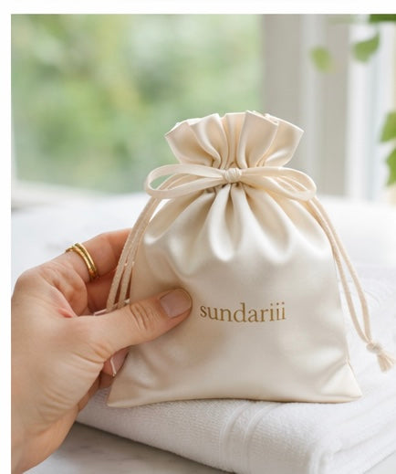 Sundariii Mulberry Silk Scrunchies, Premium Luxury Signature Pack, "Quite Luxury Energy" - 9 Pieces, Premium Hair Care, Crease-Free Hold, Hand-Stitched.