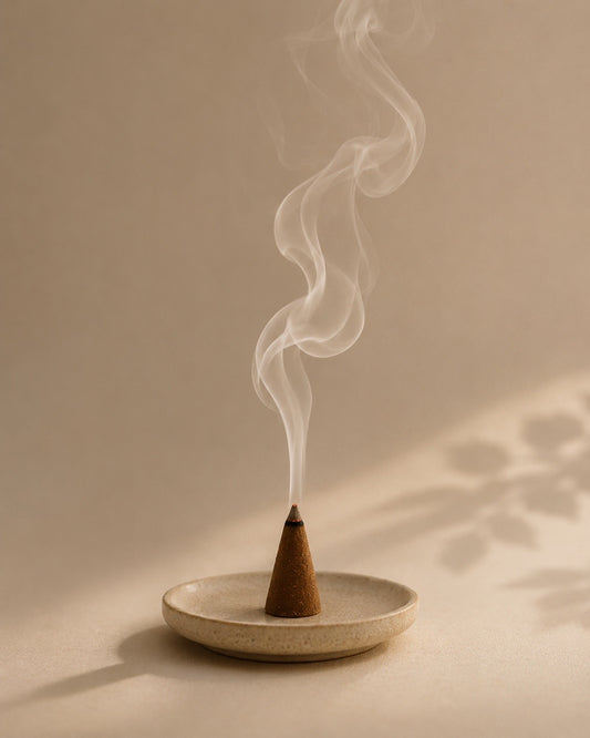 Sundariii Incense Cone Gift Set, Rose, Jasmine, Sandalwood, Vanilla, Neem, Charcoal-Free Handmade Herbal Dhoop for Hair Perfuming and Meditation